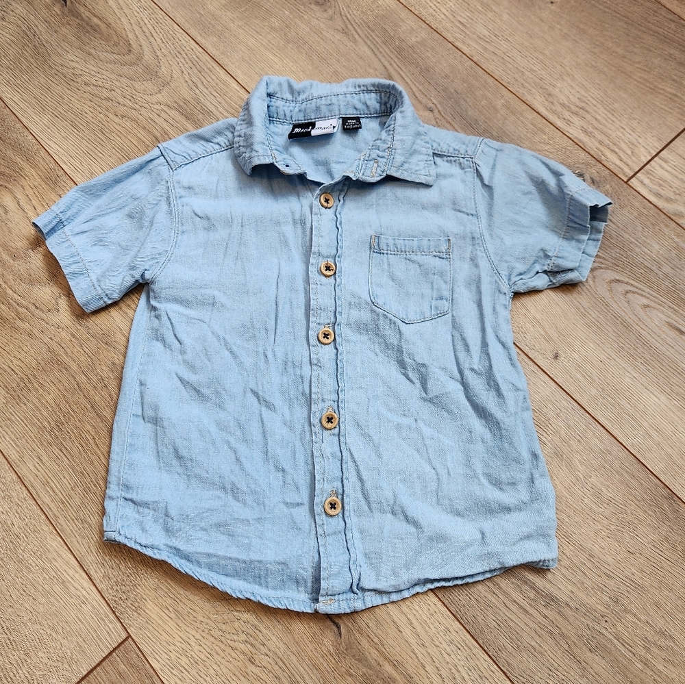 18 Months Boys chambray Shirt